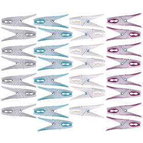 Set 30 mollette colorate per bucato, S&#236;ordine