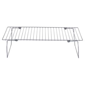 Divisorio per scaffale in ferro pieghevole 45x20 cm, silver