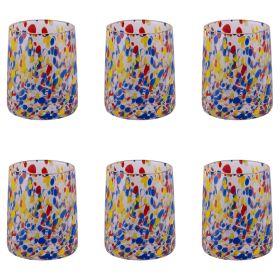 Set 6 bicchieri acqua 370 ml, Candy Multicolor