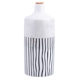 Oliera cilindrica 866 ml in ceramica, Venice Lido Modern