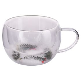 Mug incamiciata 250 ml in vetro borosilicato, Xmas