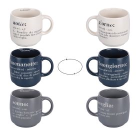 Set 3 tazze/mug impilabili 350 ml, Victionary