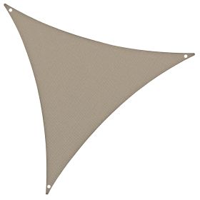 Vela ombreggiante triangolare, waterproof, 3x3 m, ecr&#249;, Est&#233;