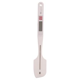 Spatola termometro digitale da cucina, in acciaio e silicone, Kooper
