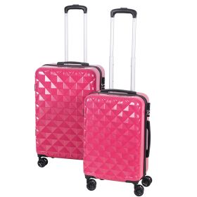 Set 2 valigie fucsia, Diamond