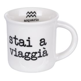 Tazzina caff&#232; 90 ml, acquario, S.P.Q.eRe Zodiaco